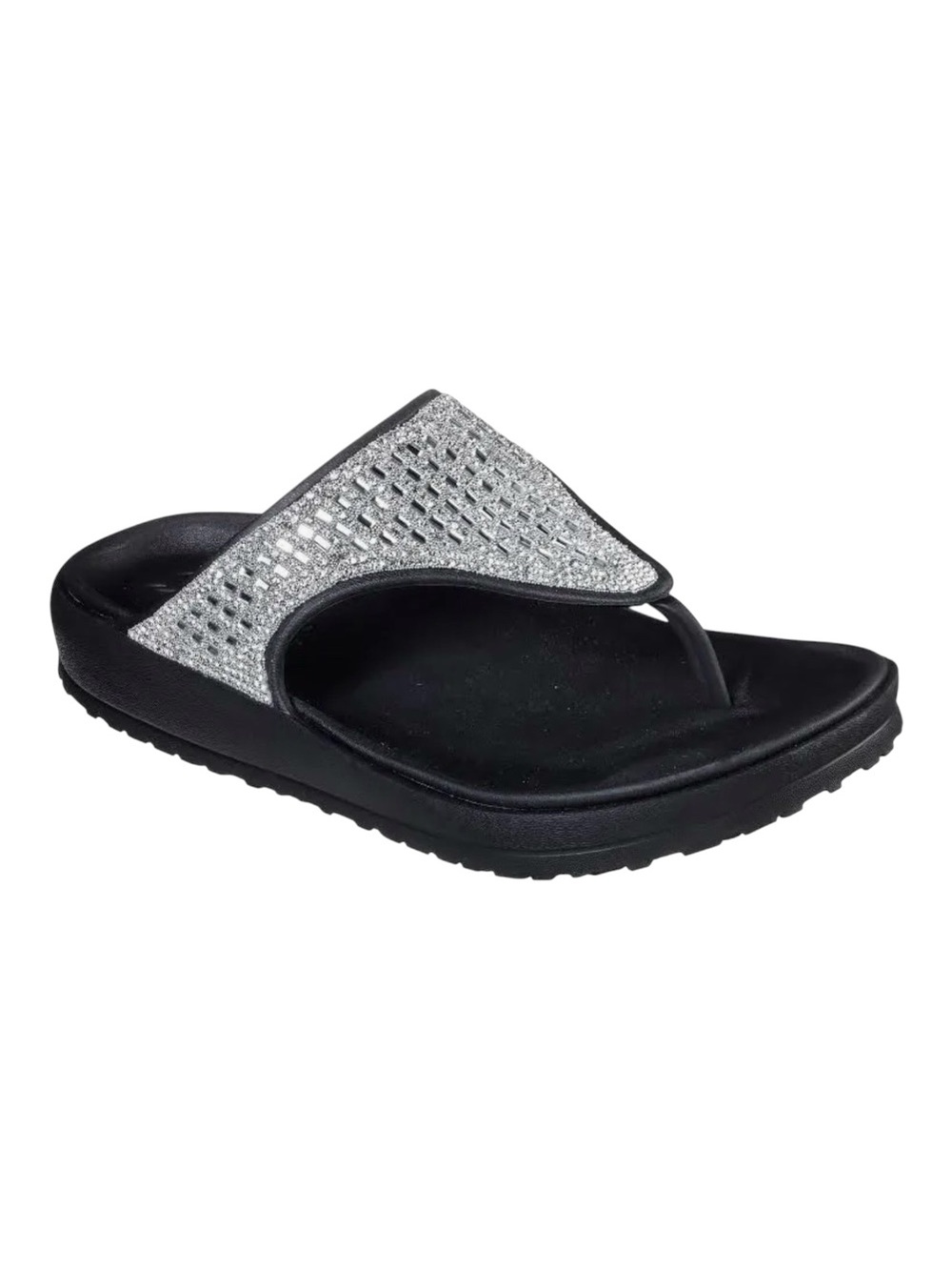 Skechers Women's Foamies Cali Breeze 2.0 Rhinestone Comfort Sandals 9